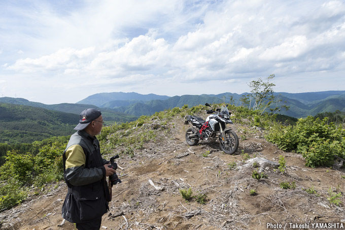 BMW BIKES連動企画『冒険の旅／空と、緑と、GSと。』の舞台ウラの画像