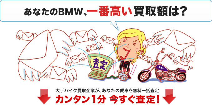 あなたのBMWバイク、一番高い買取額は？