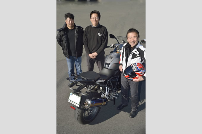 R1200RS用 R-style製チタンマフラー＆ハイアップトルクロッドの効果