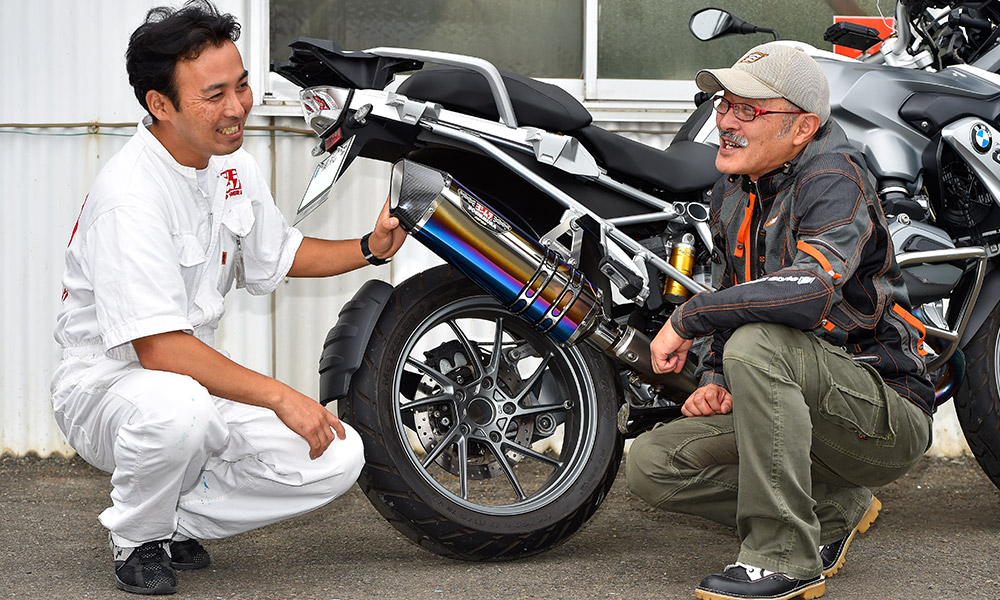 ヨシムラジャパンがR1200GS用スリップオンマフラーを ヨシムラジャパンがR1200GS用スリップオンマフラーを