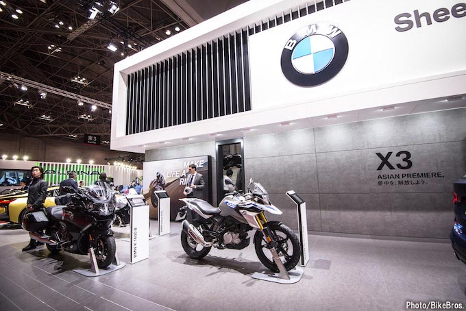 G310GS、K1600Bなど超注目モデル登場【東京モーターショー2017/BMWブース速報】