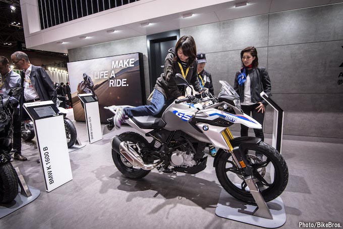 G310GS、K1600Bなど超注目モデル登場【東京モーターショー2017/BMWブース速報】