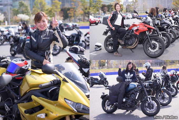 50名のバイク女子が集結！ レディースカフェミーティングの画像