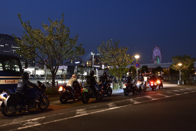 夜のお台場に500台を超えるバイクが集結！「6th Night Rider Meeting」レポートの画像