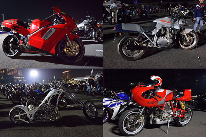 多種多様な700台を超えるバイクが夜のお台場を彩る！「7th Night Rider Meeting」レポートの画像