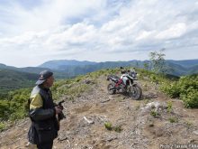 BMW BIKES連動企画『冒険の旅／空と、緑と、GSと。』の舞台ウラの画像