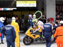 2012 鈴鹿8耐 松下ヨシナリ選手の走行シーンの画像